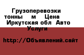 Грузоперевозки 3.5 тонны 20 м3 › Цена ­ 600 - Иркутская обл. Авто » Услуги   